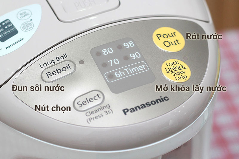 Bình thủy điện Panasonic NC-EG2200CSY 2.2 lít