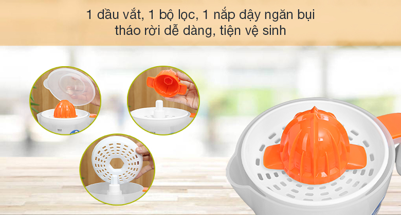 Máy vắt cam Bluestone CJB-1127 - Tháo rời dễ dàng, tiện vệ sinh 