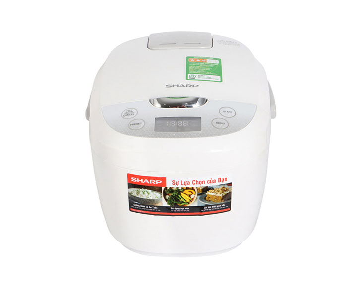 Nồi cơm điện tử Sharp 1.8 lít KS-COM185EV-SL