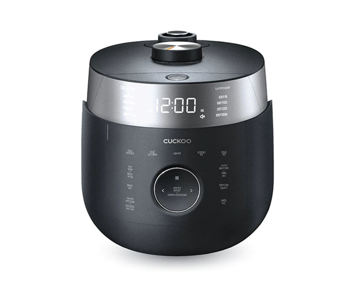 Nồi cơm áp suất cao tần Cuckoo CRP-LHTR1009F/BK