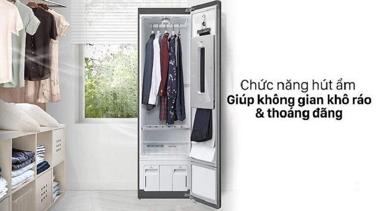 Tủ chăm sóc đã được trang bị chế độ hút ẩm