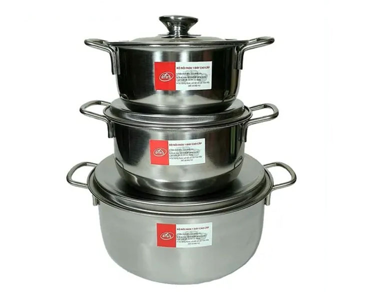 Bộ nồi Inox Sky Star BN-3IN