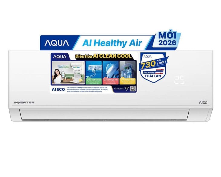 Máy lạnh AQUA Inverter 1.5 HP AQA-RV13QA5